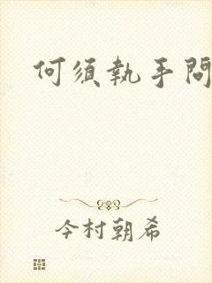 何须执手问年华