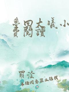 梦回大曦小说免费阅读