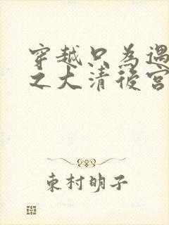 穿越只为遇见你之大清后宫的幸福生活