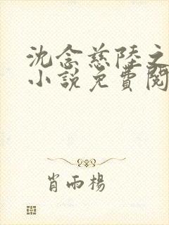 沈念慈陆之天的小说免费阅读