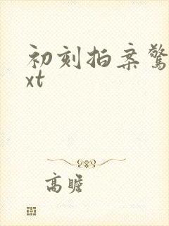 初刻拍案惊奇txt