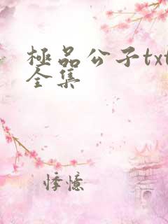 极品公子txt全集