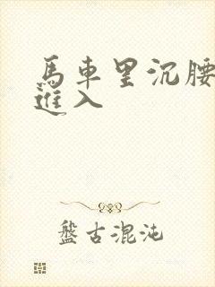 马车里沉腰缓缓进入