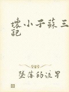 坏小子苏三风流记