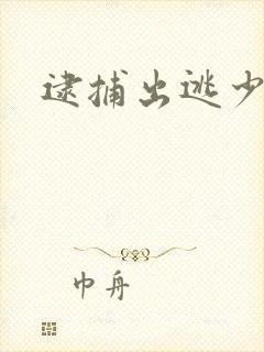 逮捕出逃少奶奶