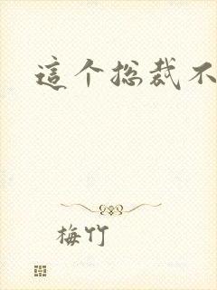 这个总裁不听话