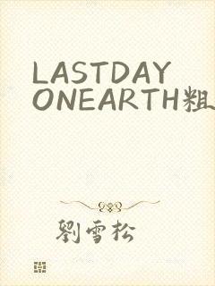 LASTDAYONEARTH粗暴