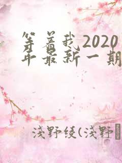 等着我2020年最新一期完整版