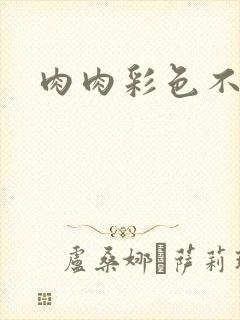 肉肉彩色不遮挡