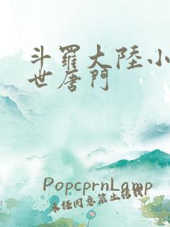 斗罗大陆小说绝世唐门