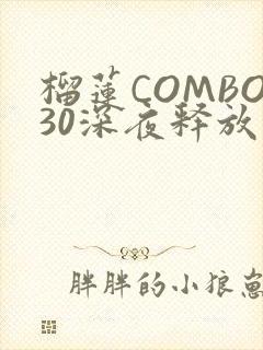 榴莲COMBO30深夜释放自己