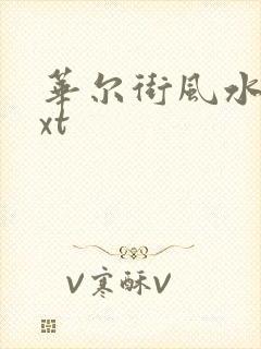 华尔街风水师txt