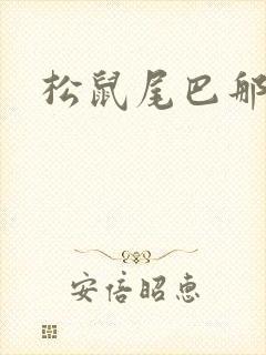 松鼠尾巴那么软