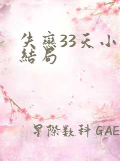 失恋33天小说结局