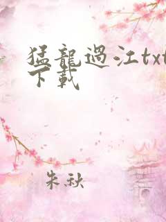猛龙过江txt下载