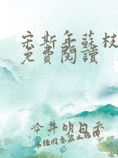 宋斯年苏枝小说免费阅读