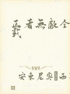 正者无敌全集下载