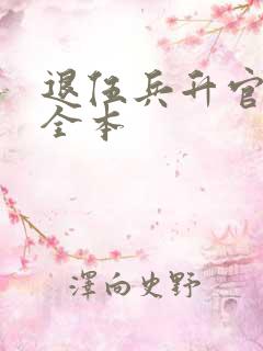 退伍兵升官记 全本