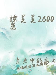 谭美美2600万