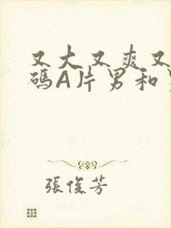 又大又爽又黄无码A片男和男