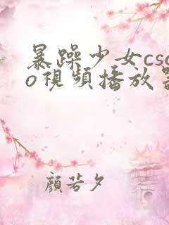 暴躁少女csgo视频播放器推荐