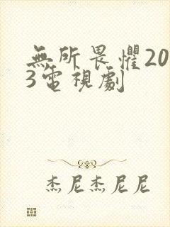 无所畏惧2023电视剧