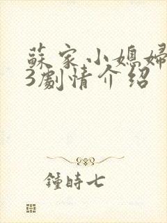 苏家小媳妇1v3剧情介绍