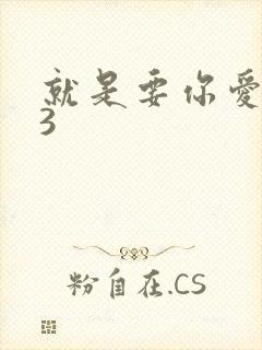 就是要你爱上我3