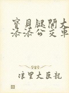 宝贝腿开大点我添添公交车