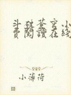 斗破苍穹小说免费阅读在线