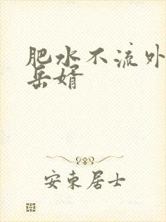 肥水不流外人田岳婿