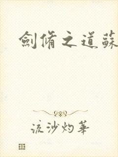 剑修之道苏奕