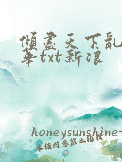 倾尽天下乱世繁华txt新浪