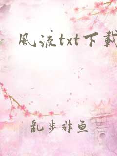 风流txt下载