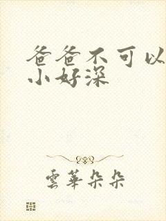 爸爸不可以我还小好深