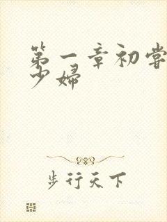 第一章初尝云雨少妇