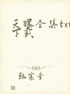 天眼全集txt下载