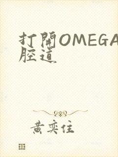 打开OMEGA腔道