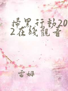 扫黑行动2022在线观看