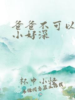 爸爸不可以我还小好深