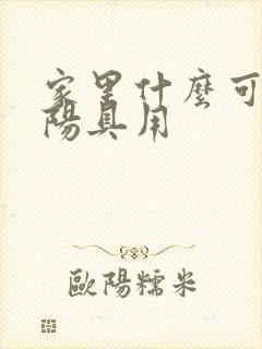 家里什么可以当阳具用