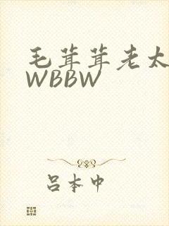 毛茸茸老太BBWBBW