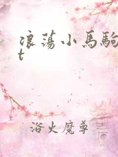 浪荡小马驹txt