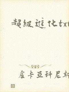 超级进化txt