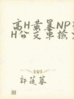 高H黄暴NP辣H公交车检票员