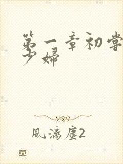 第一章初尝云雨少妇