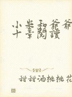 小米和爷爷读第十章阅读