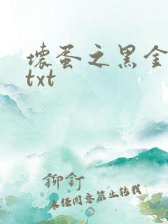 坏蛋之黑金帝国txt