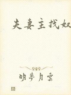 夫妻主找奴