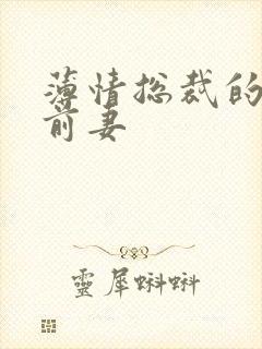 薄情总裁的失声前妻